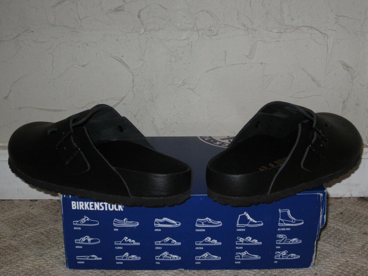 Concepts x Birkenstock Boston Noir Triple Black Men's 10 EUR Concepts x Birkenstock Boston Noir Triple Black Men's 10 EUR