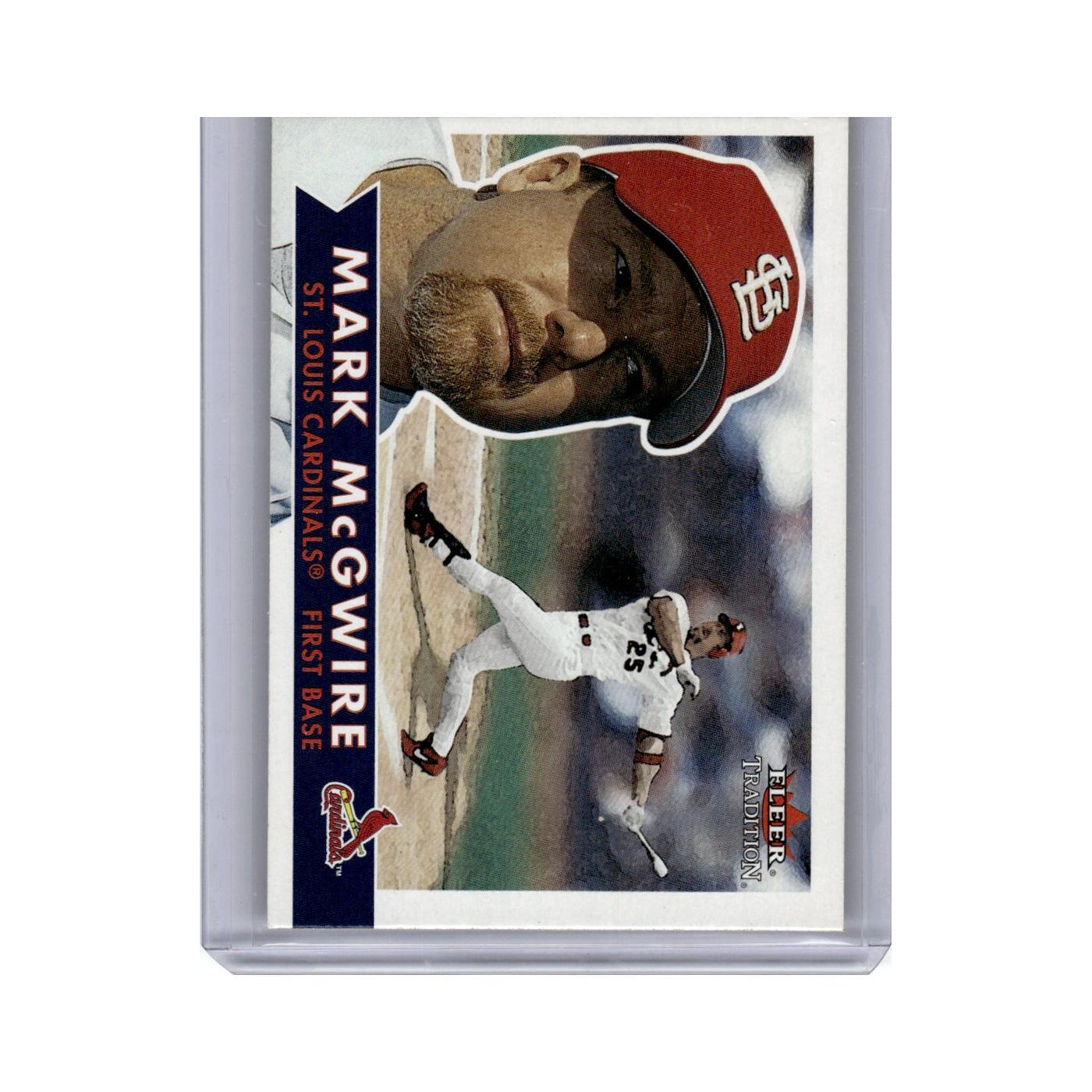 Mark McGwire 2001 Fleer Tradition #256 St. Louis Cardinals Baseball Card NM