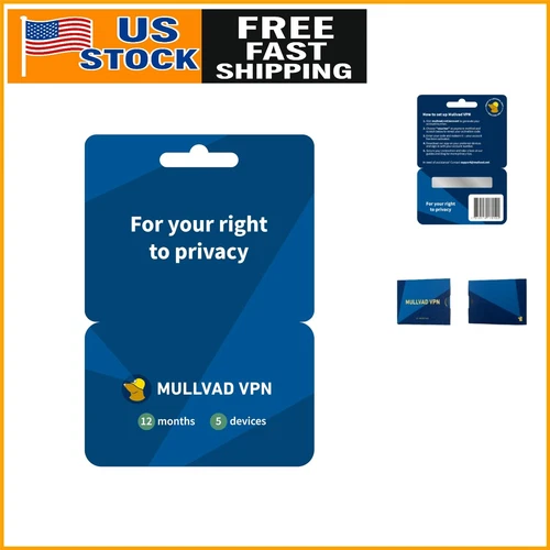 Protect Your Family Online: 12- VPN for Up to 5 Devices | No Logs Policy