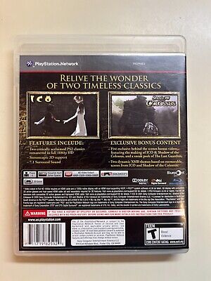 The Ico & Shadow of the Colossus Collection (PlayStation 3) PS3 complete  game VG 711719825920