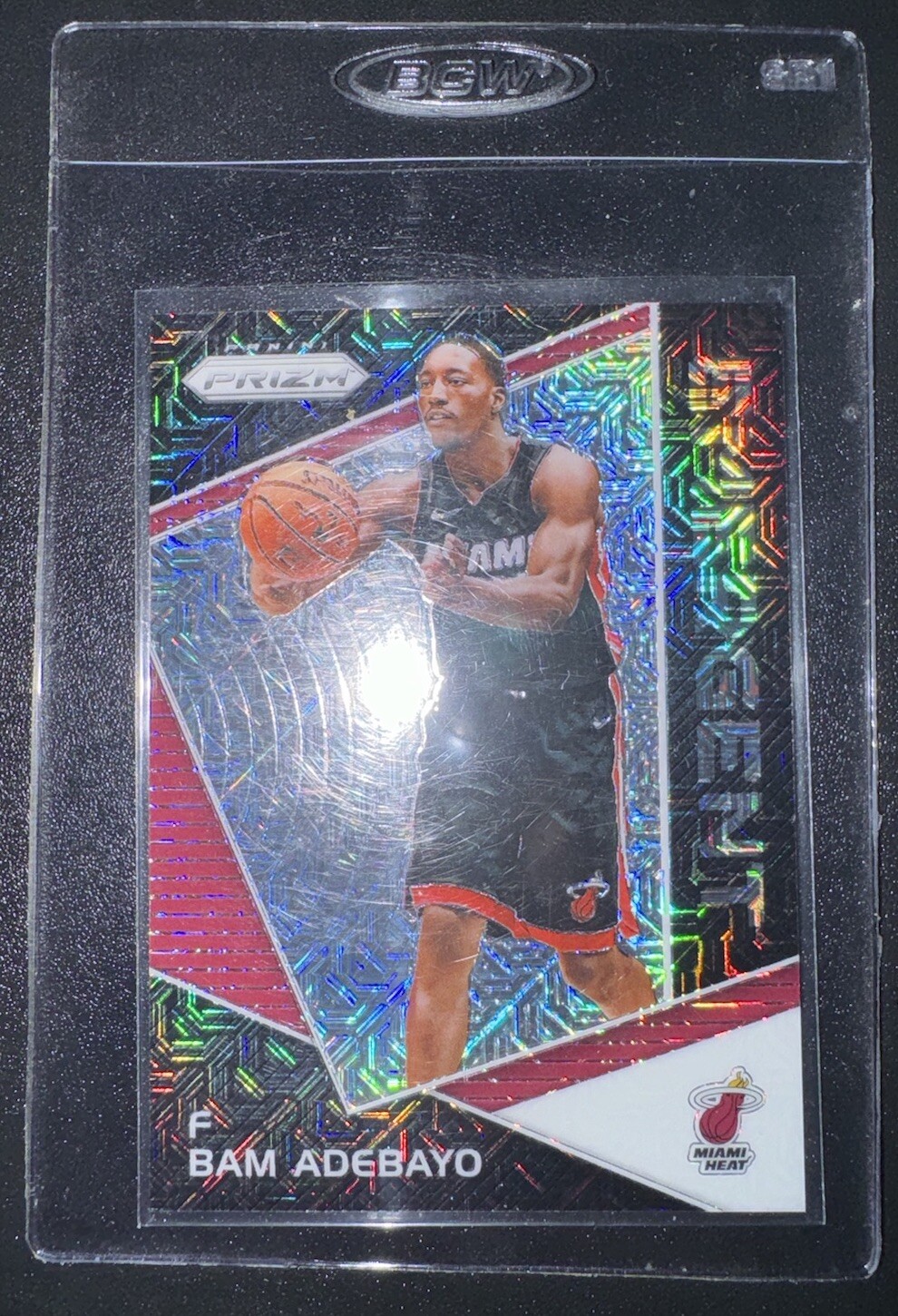 2017-18 Panini Prizm Bam Adebayo Emergent Mojo Prizm Rookie RC 05/25 Heat