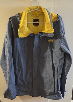 The North Face Men's Resolve Jacket Blue/Yellow Waterproof