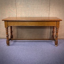 Attractive Large Antique Victorian Oak Tall Console Table