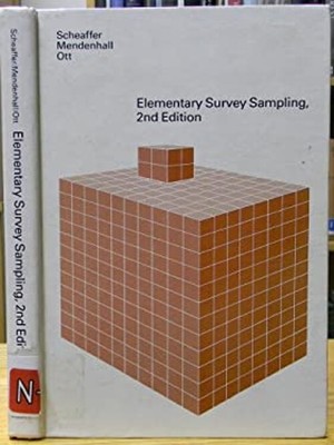 Elementary Survey Sampling Hardcover Lyman, Scheaffer, Mendenhall