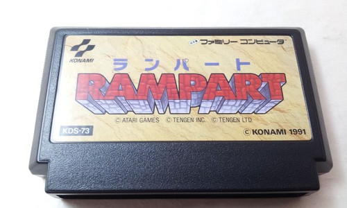 ✨ Rampart 1991 Konami Famicom Tengen Nintendo Boxed FC NES KDS-73 ✨ - Photo 4/14