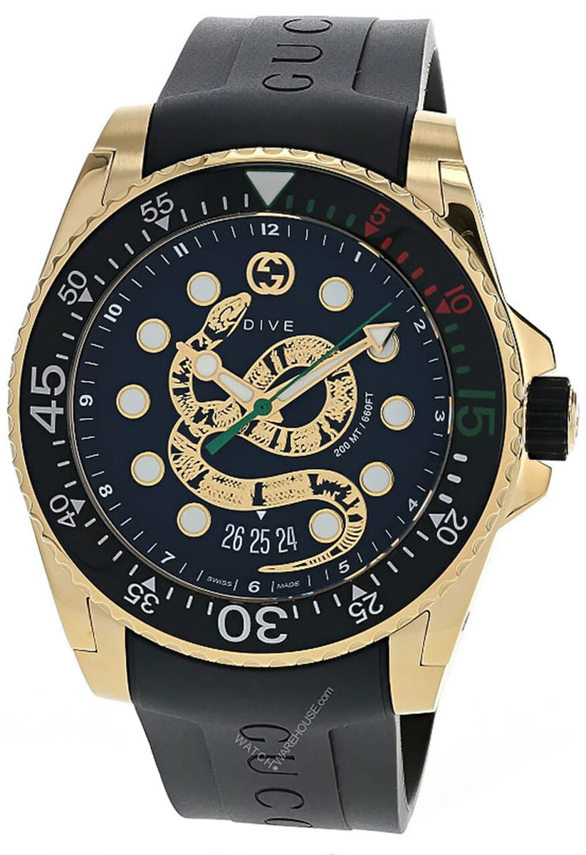 Gucci dive 45mm mens watch cheap
