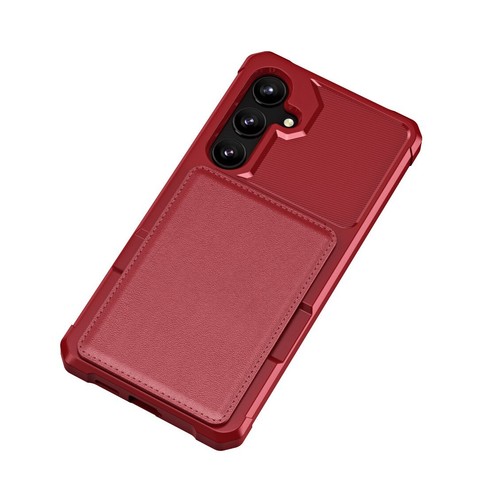 Shockproof Credit Card Slot Leather Back Case Cover For Samsung Galaxy Phone - Picture 52 of 52