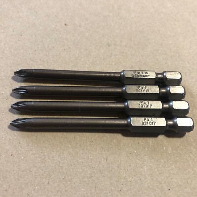 Bits Firma felo PZ1  73 mm lang 031017 neu Set mit 4 Bits