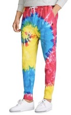 rainbow tie dye sweatpants ralph lauren