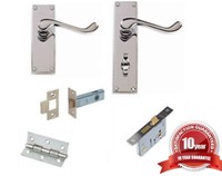 8 Pairs Chrome Scroll Door Handles,(7 Latch,1 Bath),bath Lock,latches & Hinges 8 Pairs Chrome Scroll Door Handles,(7 Latch,1 Bath),bath Lock,latches & Hinges