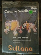 Vintage Sultana Creative Needlecraft Kit No. 32096 "Jumbo  Peanuts" Hug-Me-Toys
