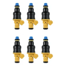 Set of 6 Fuel Injectors Upgrade for Ford 6 Cyl 3.8L 4.9L F1ZE-B4C