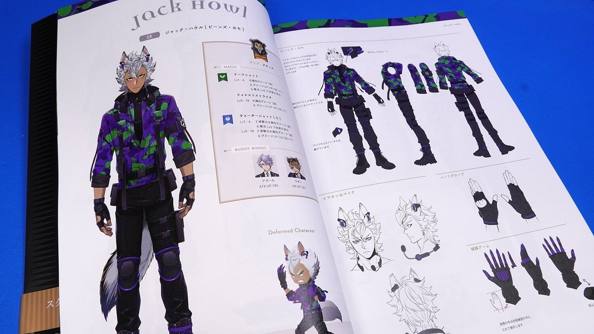 Disney Twisted Wonderland Event Settings Character Design Note Art