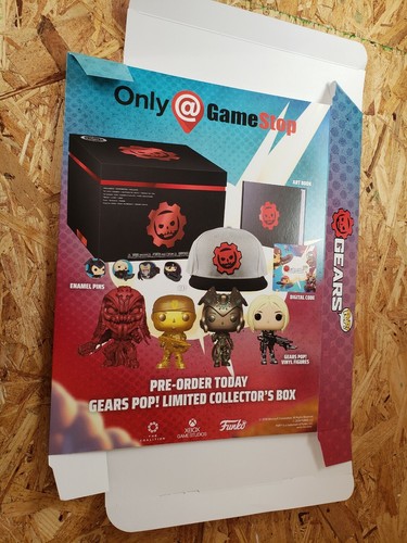 Gears Pop Big Box Promo Display 11" x 14.5" x 2" Xbox Mobile Gaming - Picture 2 of 2