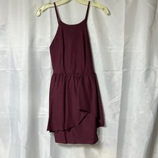 Lulu’s Cocktail Mini Dress, Size S, Spaghetti Strap, Back Zip, Stretch Wine