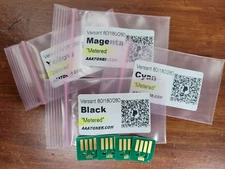 4 Toner Chip for Xerox Versant 80, 180, 280 Press Refill (1638 - 41)