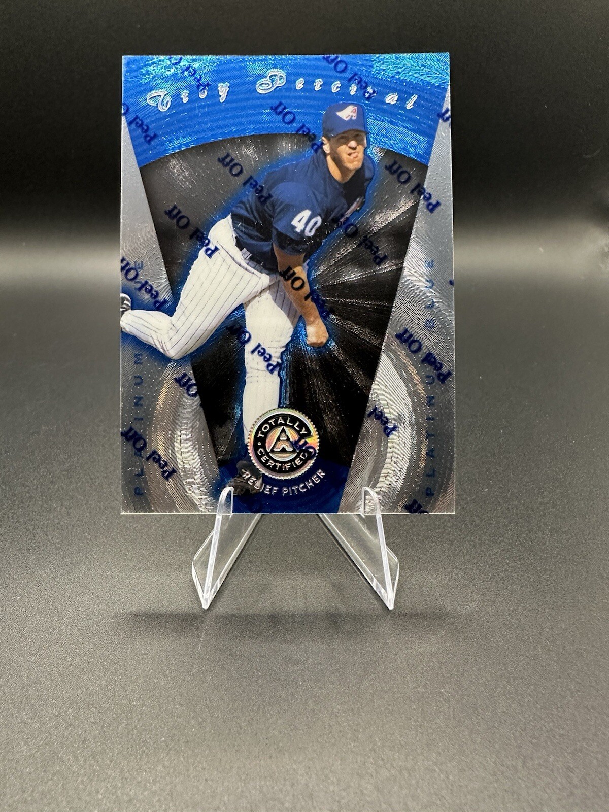 1997 Pinnacle Totally Certified - Platinum Blue #50 Troy Percival /1999