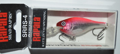 rapala shad rap rs srrs-4 srrs04 pcl 1.5''  3/16oz crankbait 5'-11' pink clown