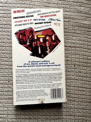 Rolling Stones - Video Rewind VHS EX / VG+ | eBay