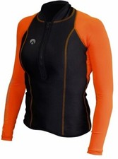 Sharkskin Performance Wear Longsleeve Rash Guard Size 00 Spearfish Snorkel Dive