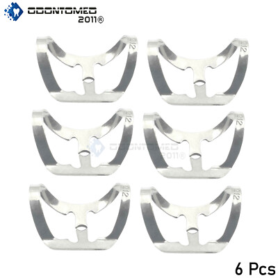 Lot De 6 Pinces à Digue Dentaire Endo - Modèle W8, En Acier Inoxydable