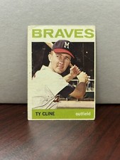 1964 Topps Set Break #171 Ty Cline Braves 5307T Crease
