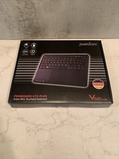 Perix PERIBOARD - 510 PLUS US, mini keyboard with touch pad - with 2 USB hubs -