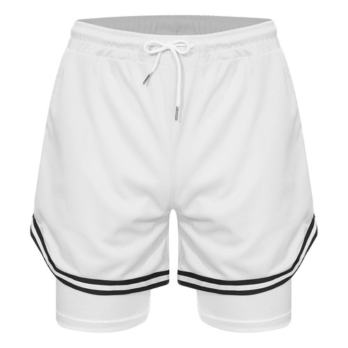 Boys Athletic Shorts Quick Dry Gym Basketball Sports Shorts Drawstring Shorts - Picture 43 of 70