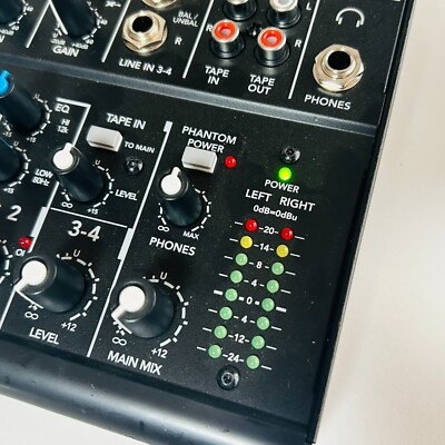 Mackie 402VLZ4 4-Channel Compact Mixer w/ Onyx Mic Preamps | eBay