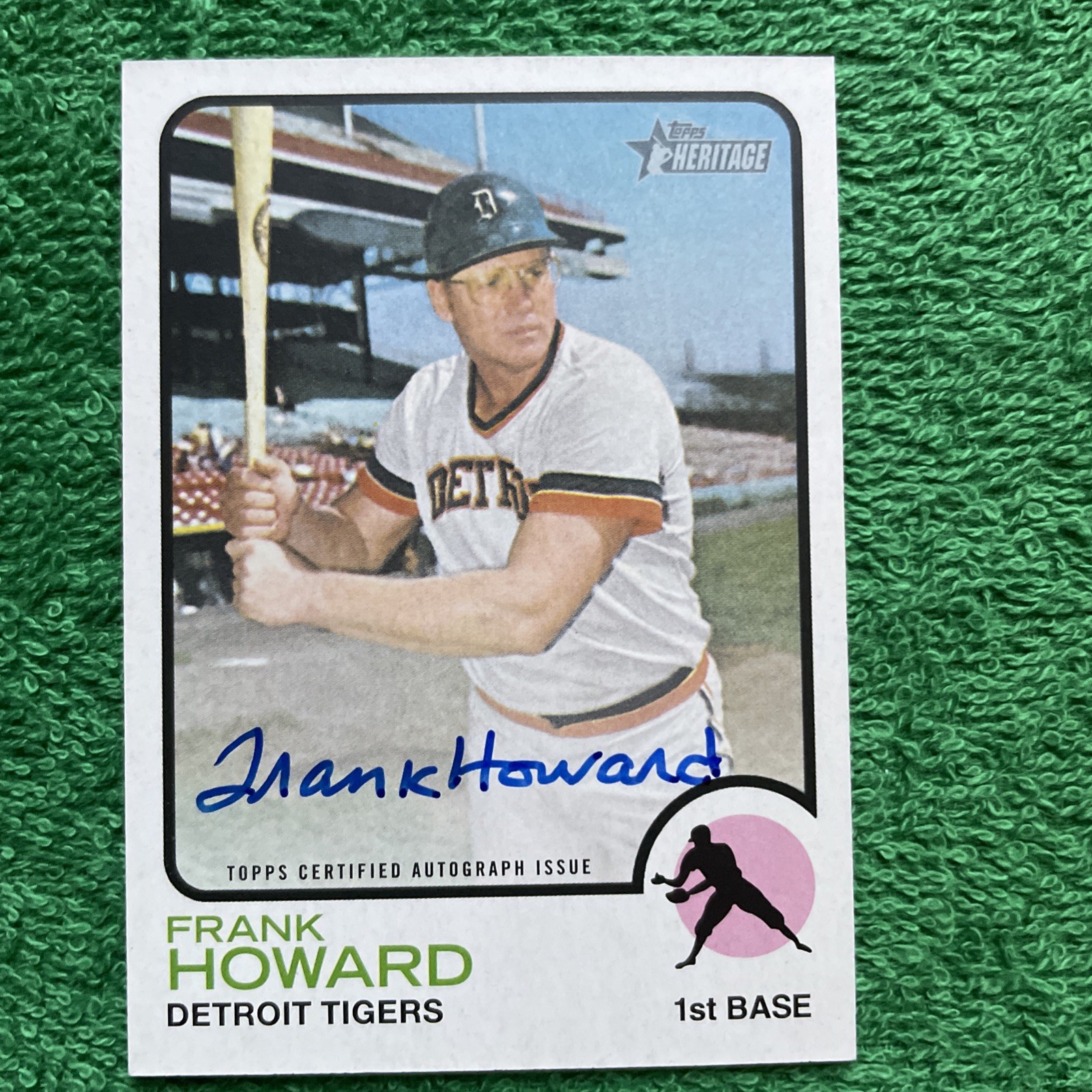 2022 Topps Heritage - Real One Autographs Frank Howard #ROA-FH (AU)