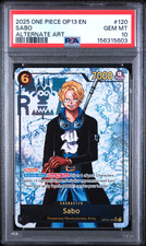 Sabo PSA 10 OP13-120 Alternate Art SEC Secret Rare One Piece Card Game 2025