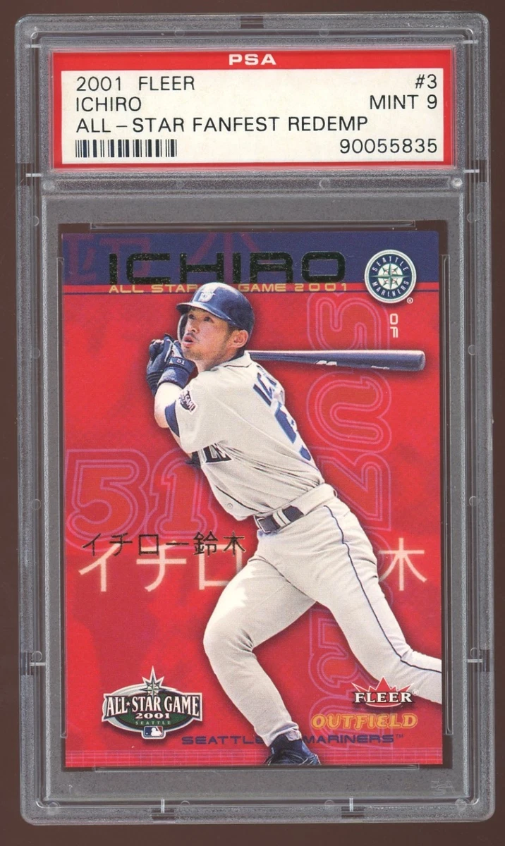 Fleer Ichiro Suzuki Seattle Mariners Baseball Sports Trading Cards