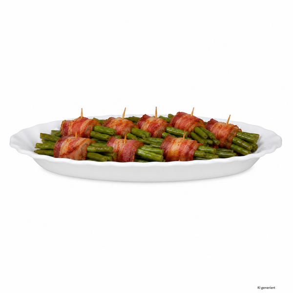 Trianon Beilagenschale Oval 22 Cm Glas Weiß Relief Snack Dessert-image