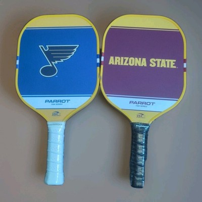 Pickleball Paddle Parrot Fan Series Blues And Arizona State Lot of 2