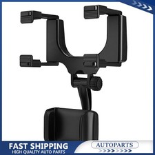 Universal 360 Rotation Car Rear View Mirror Mount Stand GPS Cell Phone Holder 1