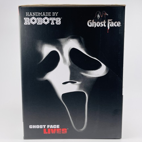 Ghost Face Handmade By Robots 12” 002 Collectible Vinyl Figure Knit Series New - Picture 12 of 14
