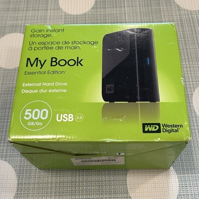 Western Digital WD External HD 500 GB My Book Essential Edition USB 2.0 Open Box