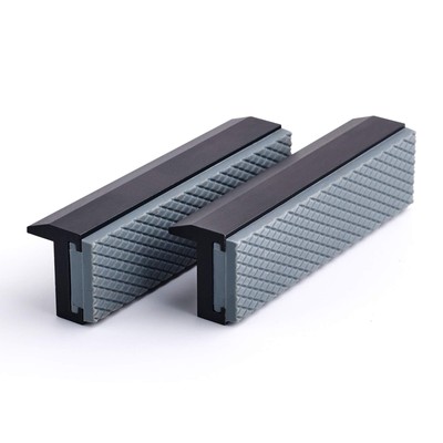Trisense 4'' Vise Jaws, Universal Soft Vice Jaws Pads Covers With Stron