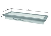 NEU - Mahle LX2033 Luftfilter FüR CitroËN DS Mini Opel Peugeot