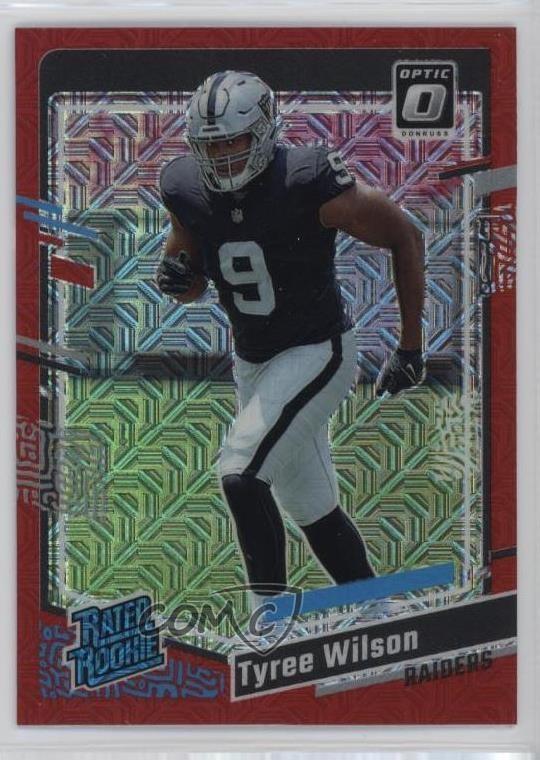 2023 Panini Donruss Optic Rated Rookie Red Mojo Prizm Tyree Wilson #262 11dm