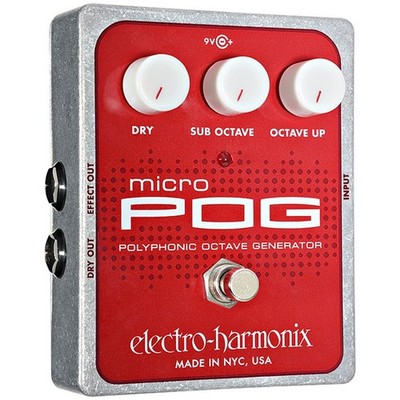 Effektgerät E-Gitarre Electro Harmonix Micro POG Polyphon Octaver Effektgerät Ef
