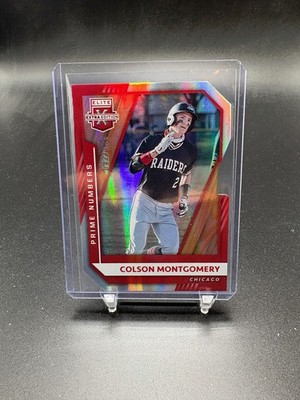 Colson Montgomery /184 Prime Numbers C 2021 Panini Elite Extra #22 White Sox