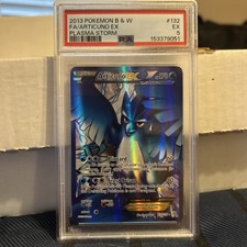 2013 Pokemon Black White Plasma Storm Full Art Articuno EX Holo 132/135 on eBay