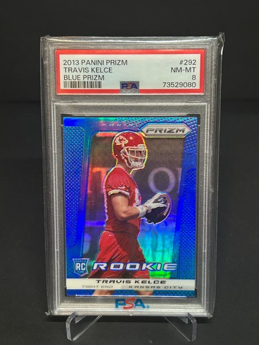 2013 Panini Prizm Travis Kelce Blue Prizm RC