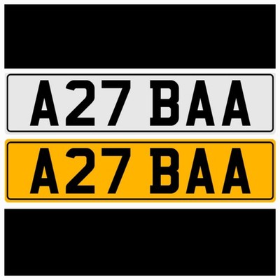 A27 BAA ABBA ABA SHEEP TUP BAH OLD CHERISHED PRIVATE PERSONAL CAR NUMBER PLATE
