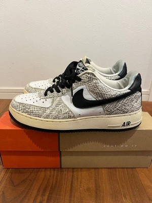 Vtg 2006 Nike Air Force 1 Low White Black-Cocoa 314295-101 without box Us10