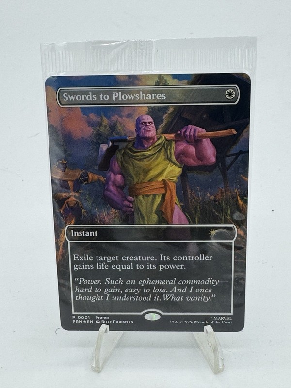 Swords to Plowshares - Foil - MTG Magic the Gathering (PSA Promo) (Sealed)
