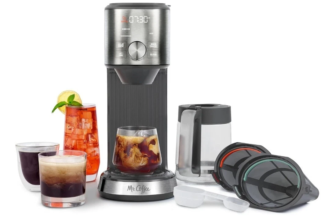 Mr. Coffee Perfect Brew, Intelligent Coffee Maker, Cold Brew & Tea Brewer NEW