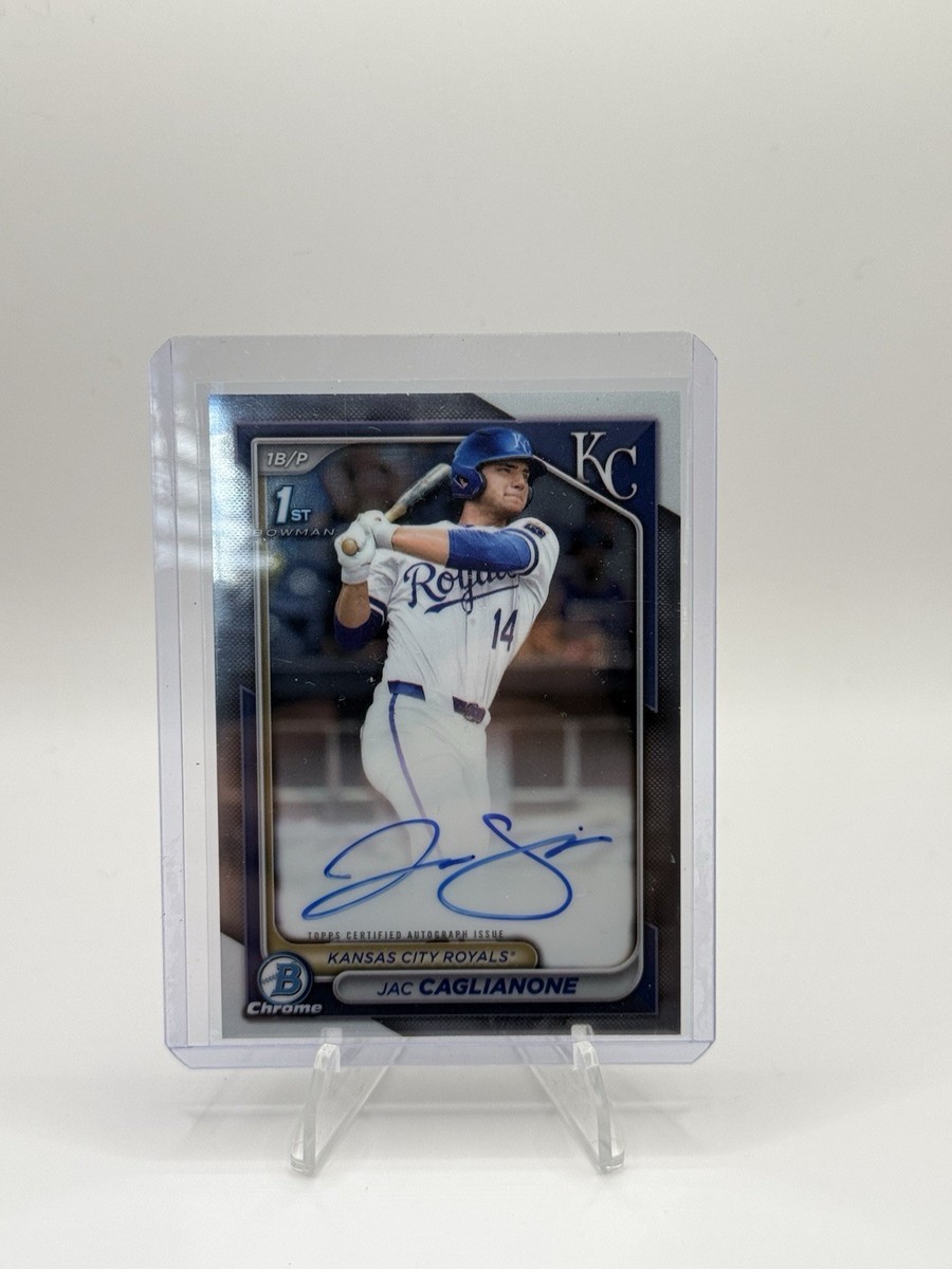 Jac Caglianone 2024 Bowman Draft Chrome 1st Auto Prospect #CPA-JC 