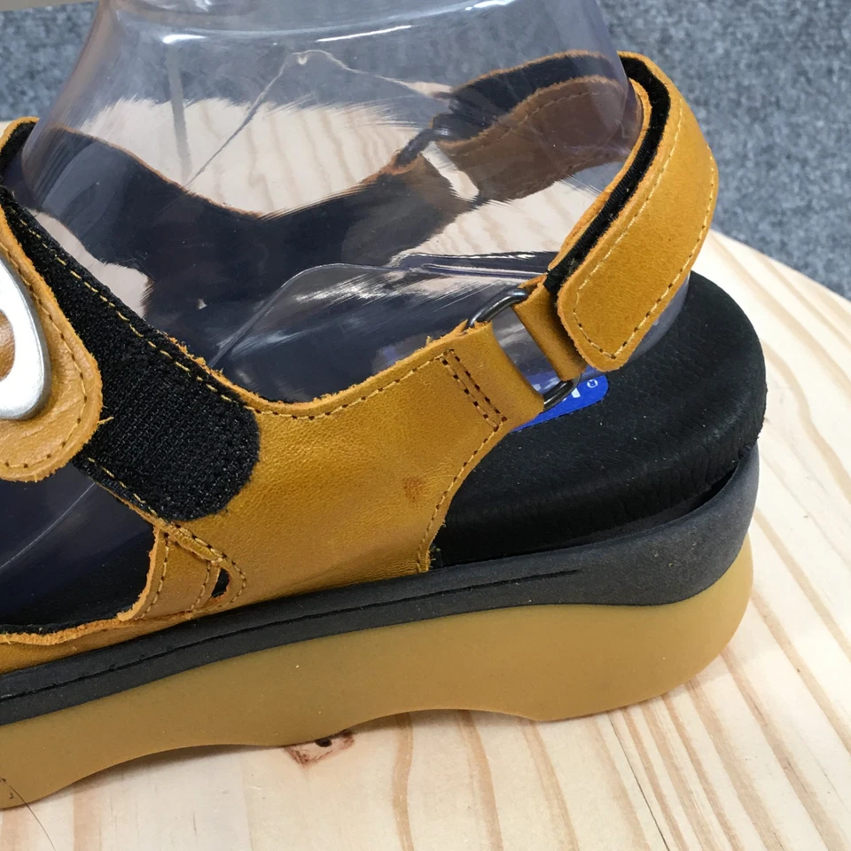 Sandalias Wolky Mujer 40 Medusa Cordones Cuero Marrón Gancho y Lazo 235033 NUEVAS Foto 3 de 4